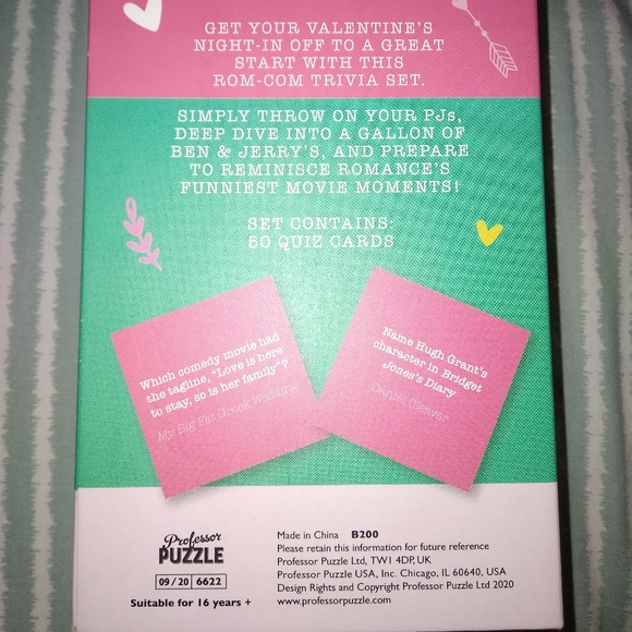 Professor Puzzle Rom Com Quiz - Picture 2 of 2